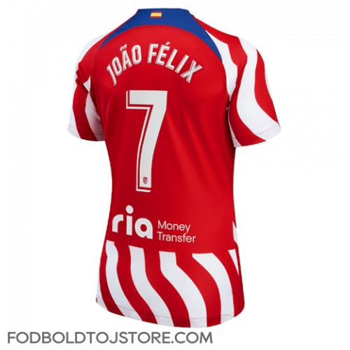 Atletico Madrid Joao Felix #7 Hjemmebanetrøje Dame 2022-23 Kortærmet